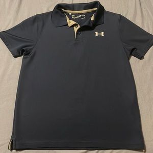 Boys Under Armour Navy Polo
